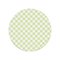 Green Check Mouse Pad