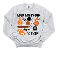 Lion Loud+Proud Crewneck Sweatshirt