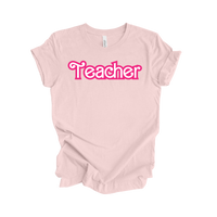 Teacher Retro Barb Tee
