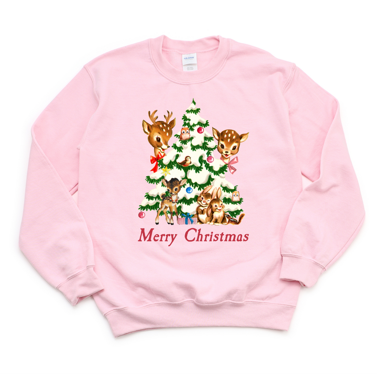 Vintage Merry Christmas Crewneck Sweatshirt