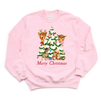 Vintage Merry Christmas Crewneck Sweatshirt