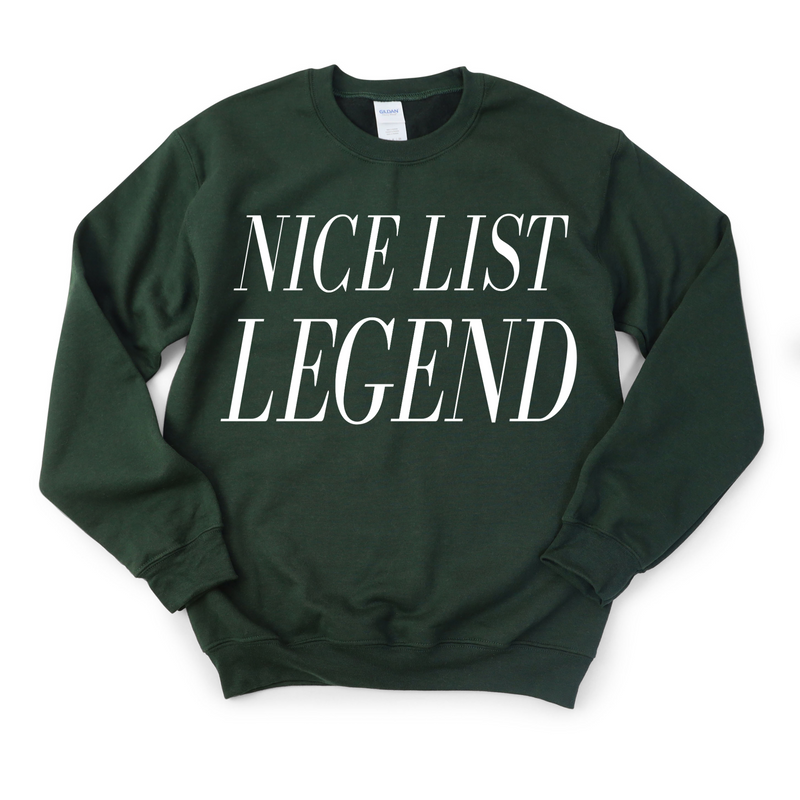 Nice List Legend Crewneck Sweatshirt