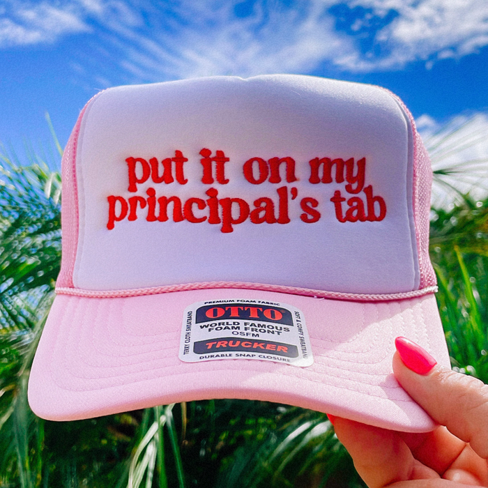 Principal's Tab Trucker Hat