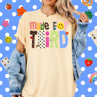 Patterned Made For Third Tee