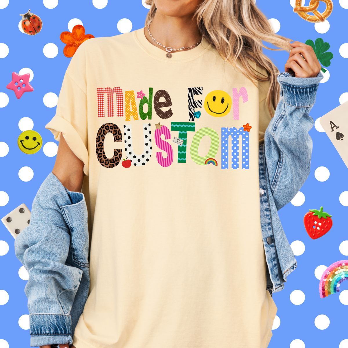 CUSTOM Patterned Tee