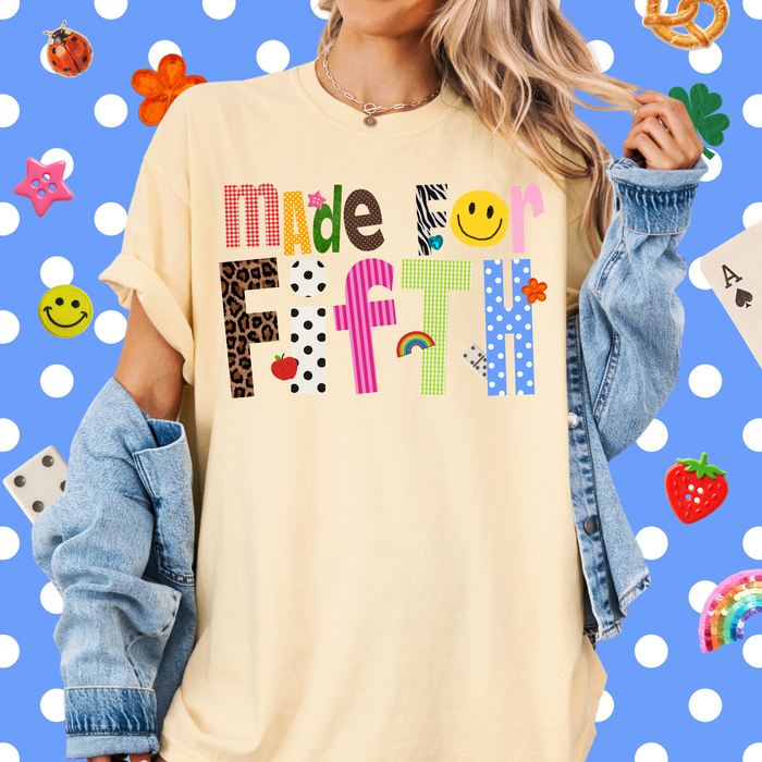 Patterned Made For Fifth Tee