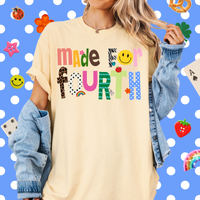 Patterned Made For Fourth Tee