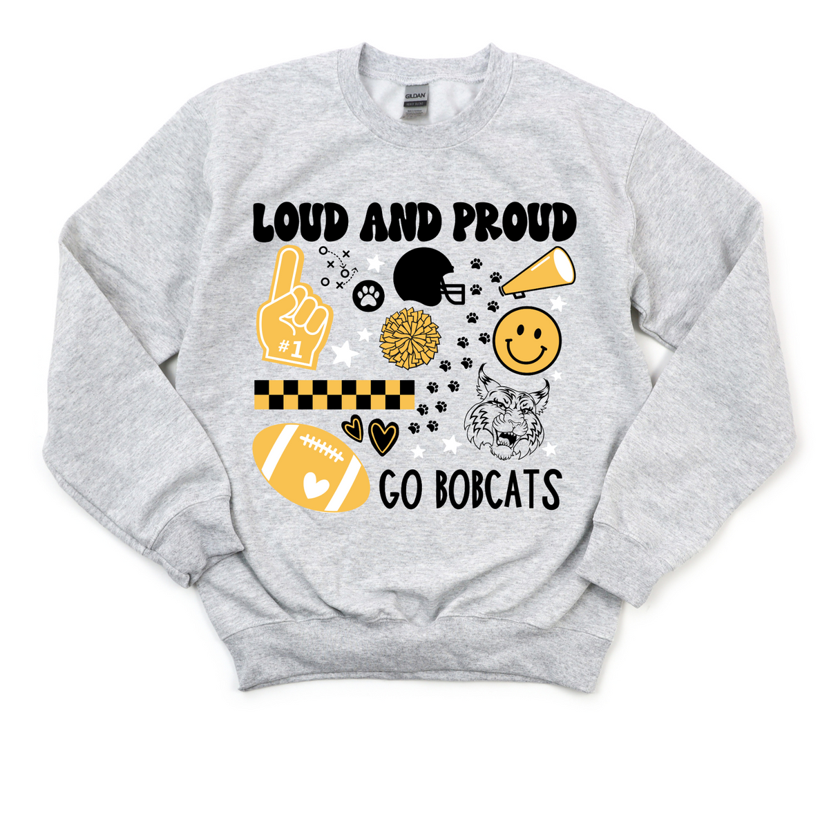 Bobcat Loud+Proud Crewneck Sweatshirt