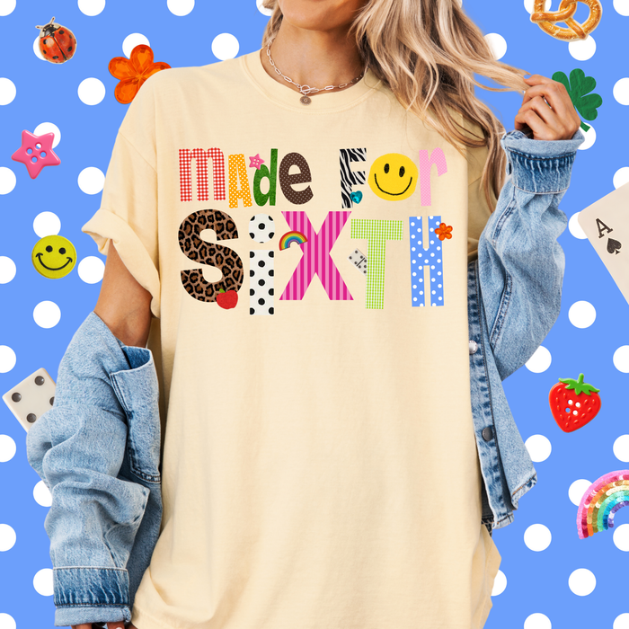 Patterned Made For Sixth Tee