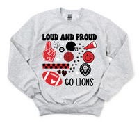 Lion Loud+Proud Crewneck Sweatshirt