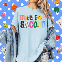 Patterned Made For Second Tee