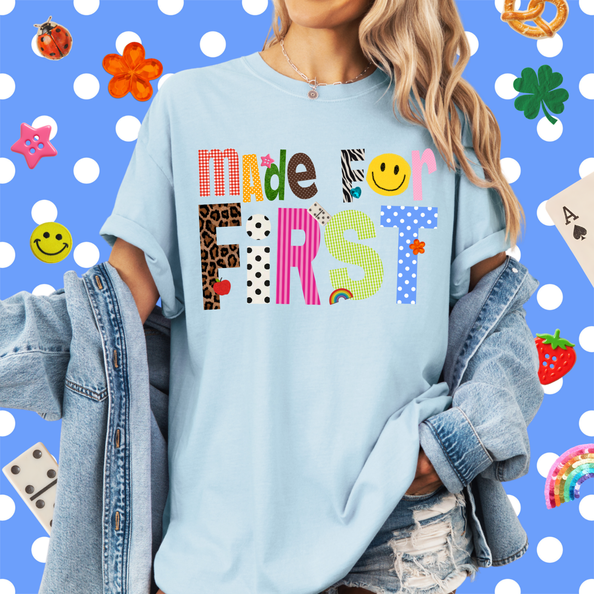 Patterned Made For First Tee