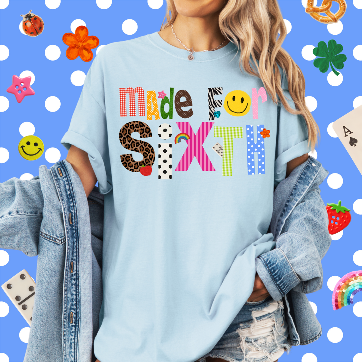 Patterned Made For Sixth Tee
