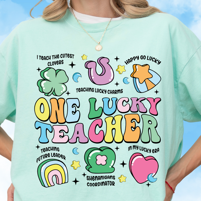 One Lucky Teacher Tee