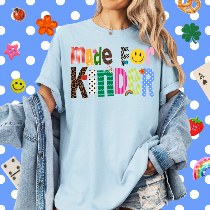 Patterned Made For Kinder Tee