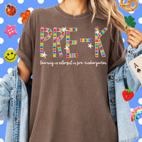 Colorful in Pre-K Tee