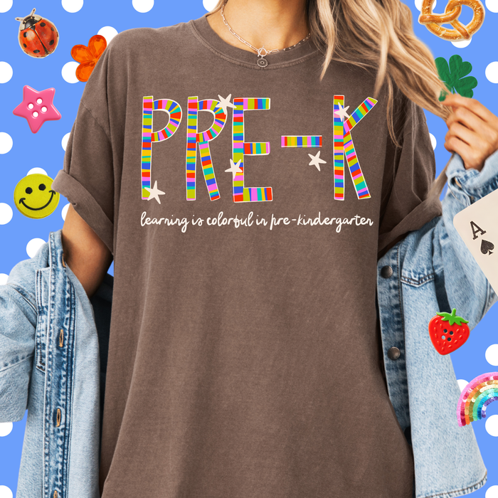 Colorful in Pre-K Tee