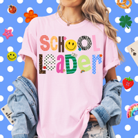 Patterned School Leader Tee