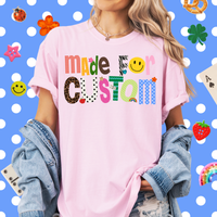 CUSTOM Patterned Tee