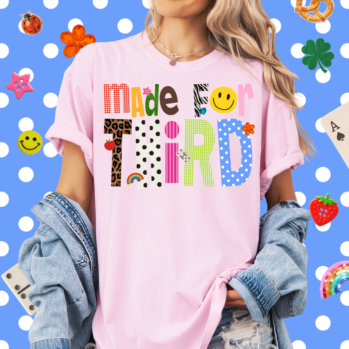 Patterned Made For Third Tee