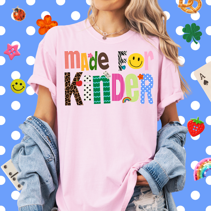 Patterned Made For Kinder Tee