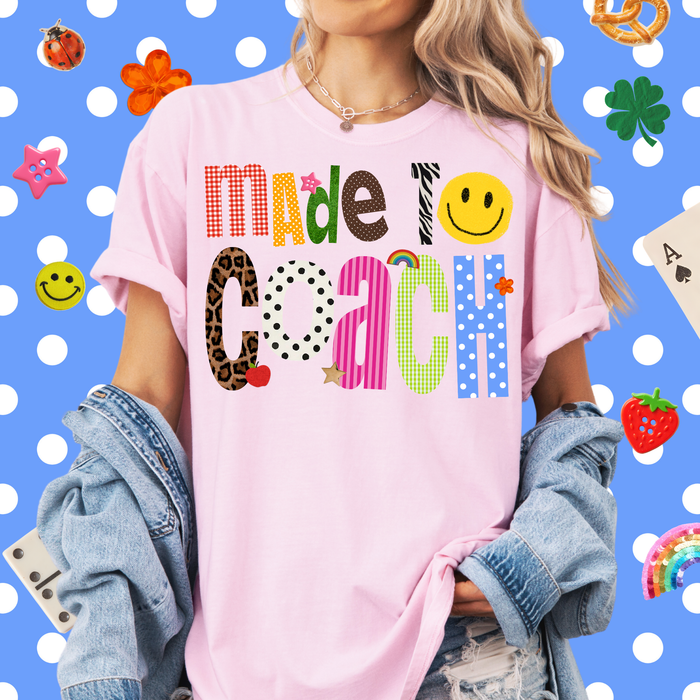 Patterned Made to Coach Tee