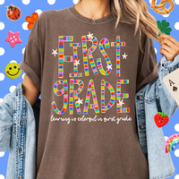 Colorful in First Grade Tee