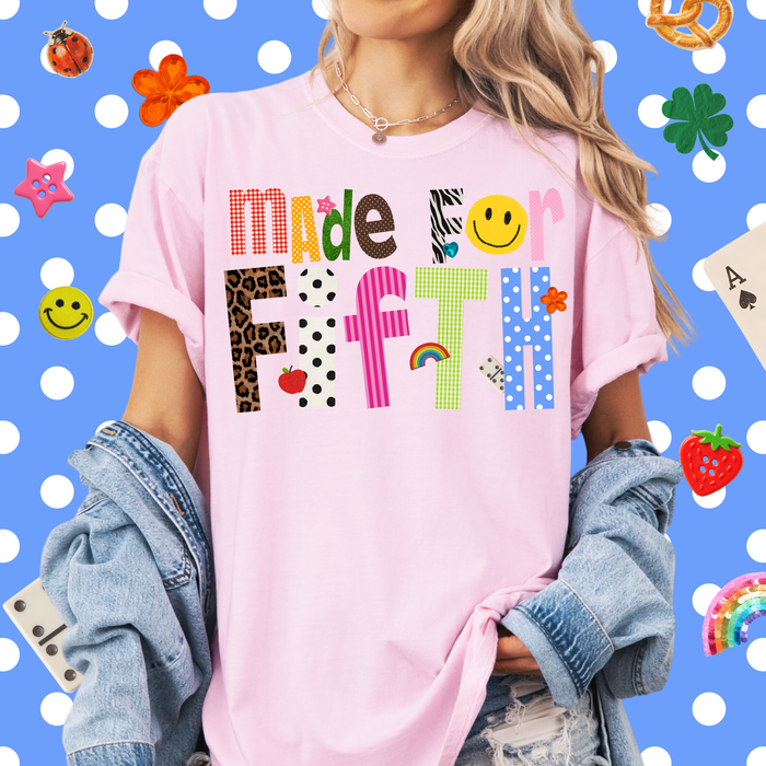 Patterned Made For Fifth Tee