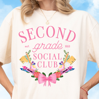 Second Grade Social Club Tee