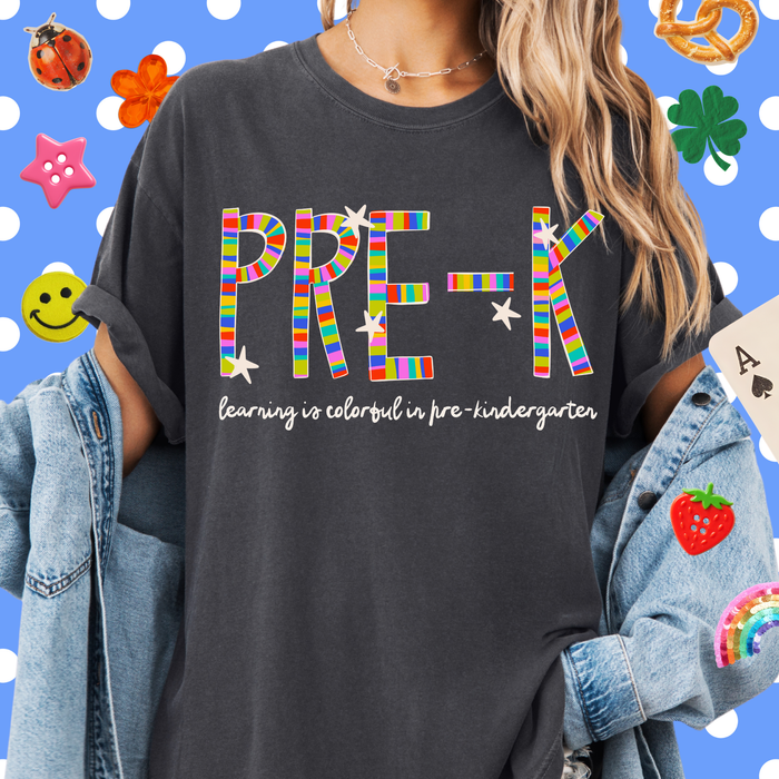Colorful in Pre-K Tee