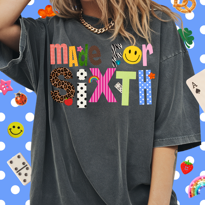 Patterned Made For Sixth Tee