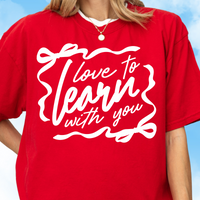 Love to Learn tee