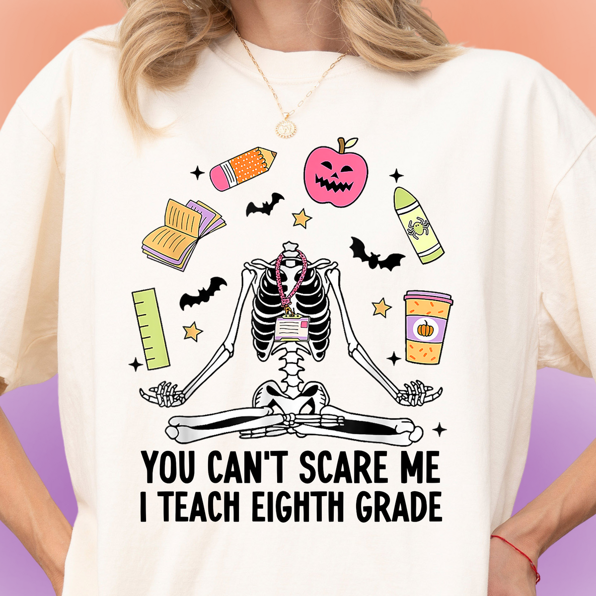 Can't Scare Eighth Grade Tee