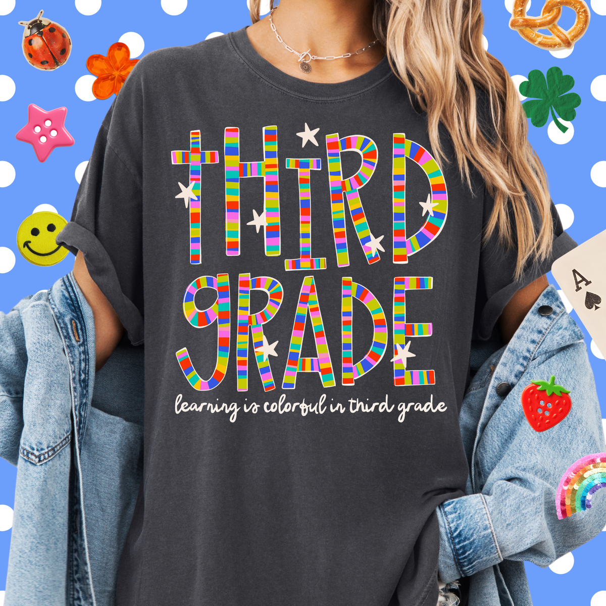 Colorful in Third Grade Tee