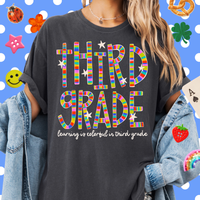 Colorful in Third Grade Tee