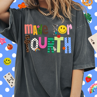 Patterned Made For Fourth Tee