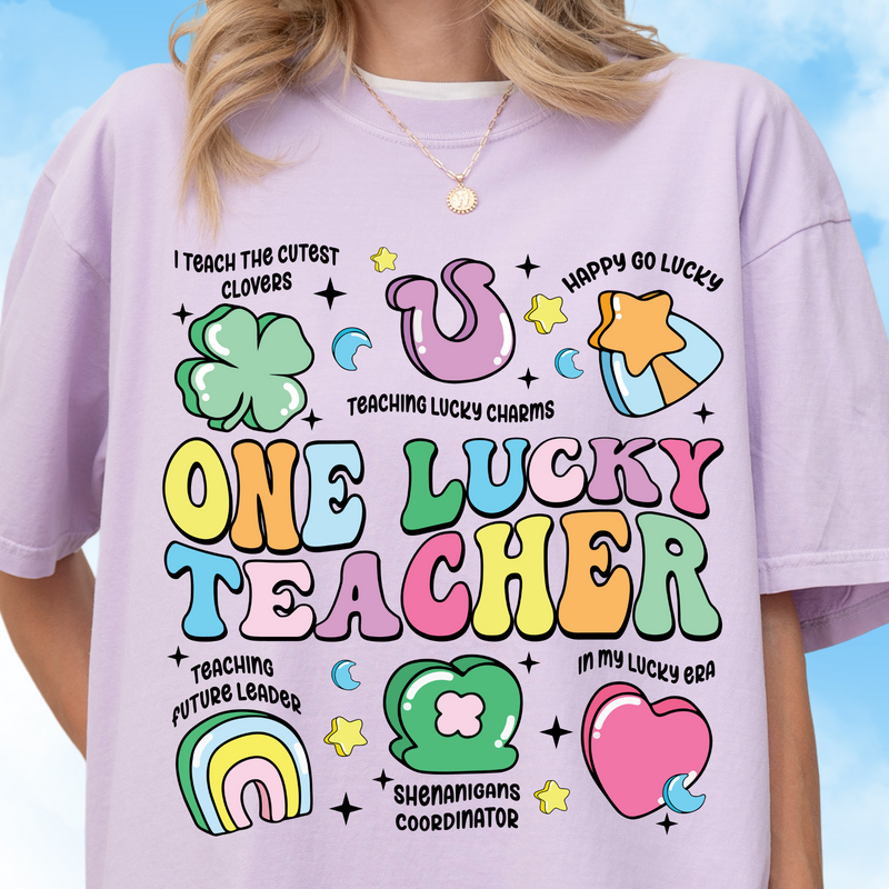 One Lucky Teacher Tee