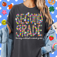 Colorful in Second Grade Tee