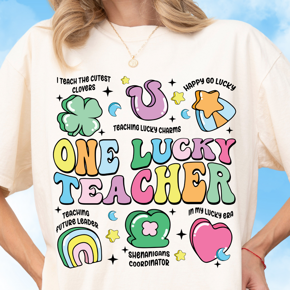 One Lucky Teacher Tee