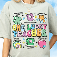 One Lucky Teacher Tee