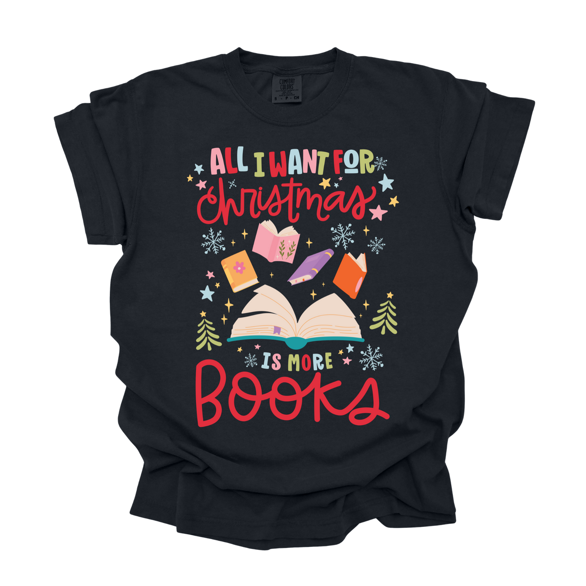 A Bookish Christmas Tee