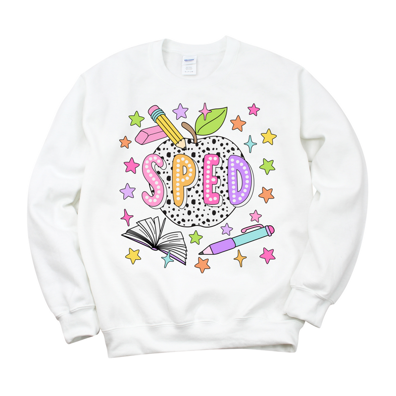 Bright + Spotty SPED Crewneck Sweatshirt