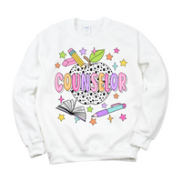 Bright + Spotty Counselor Crewneck Sweatshirt