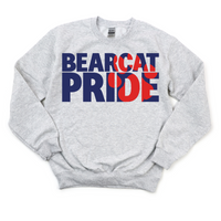 CUSTOM School Pride Colorblock Crewneck Sweatshirt