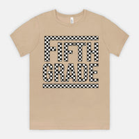 Fifth Grade Checked Out Tee