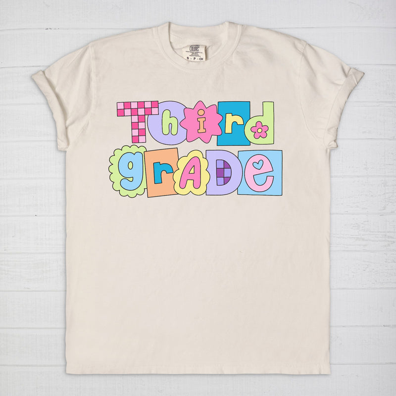 Third Grade Scrappy Tee