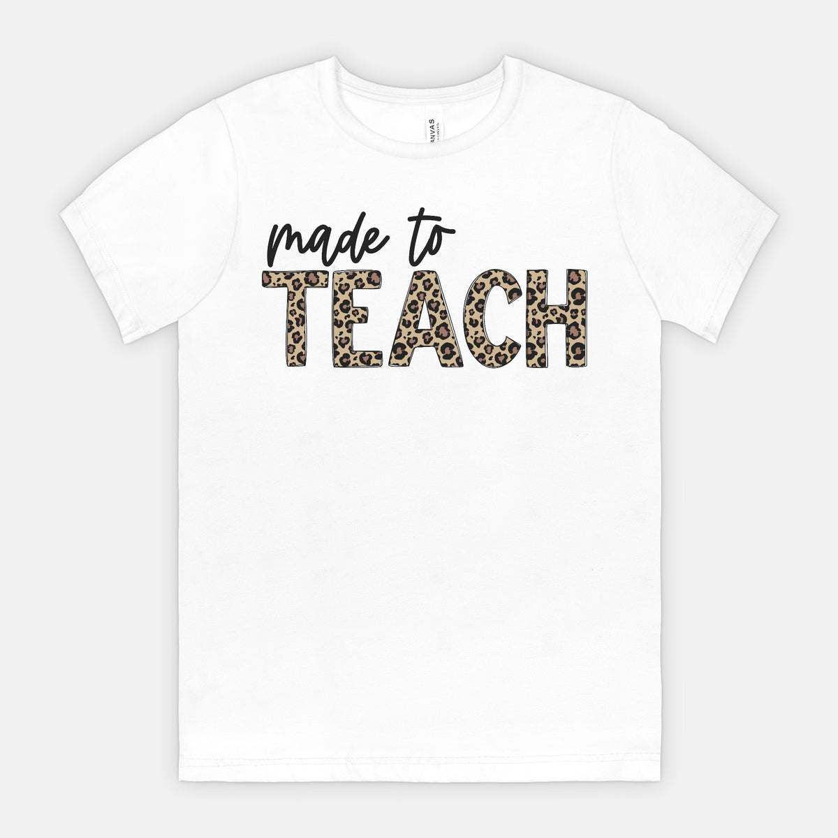 Made to Teach Leopard Tee