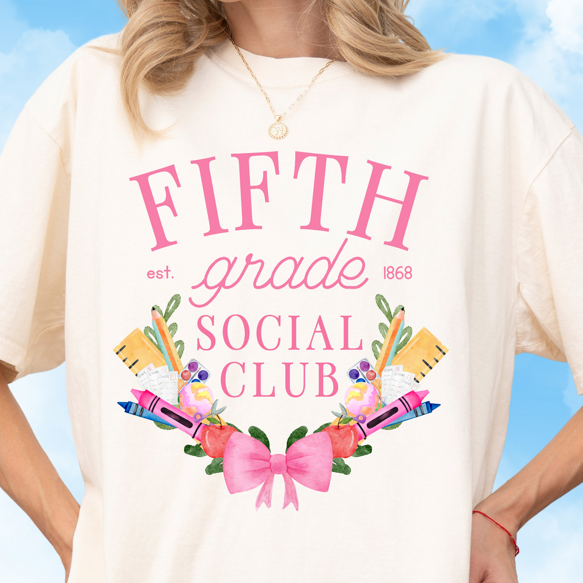 Fifth Grade Social Club Tee