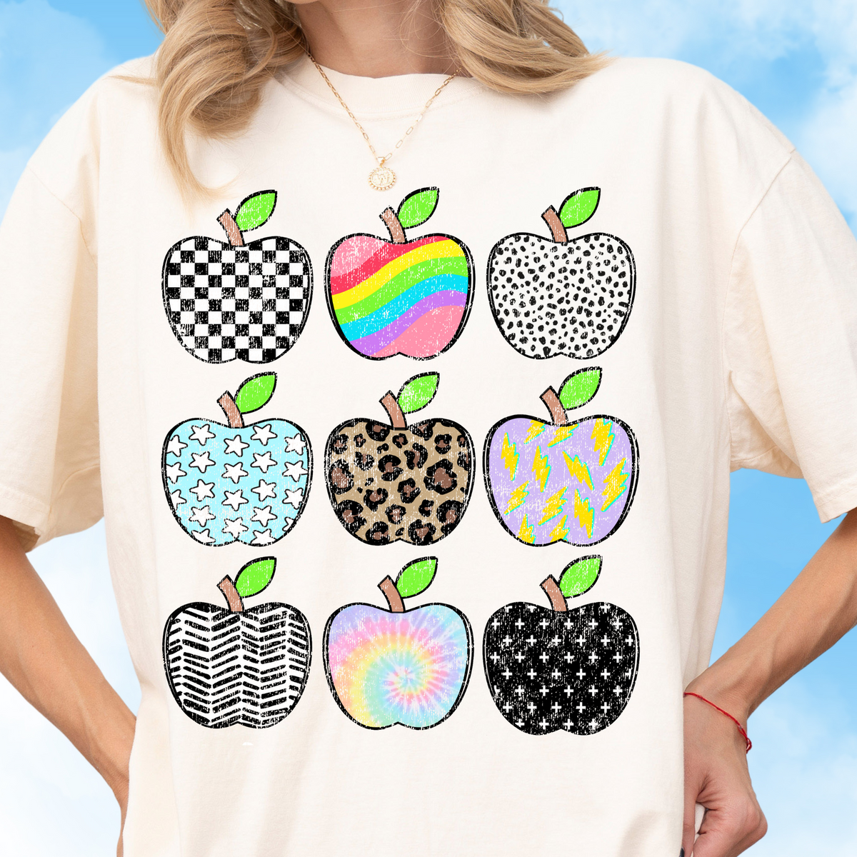 Apple Pattern Tee