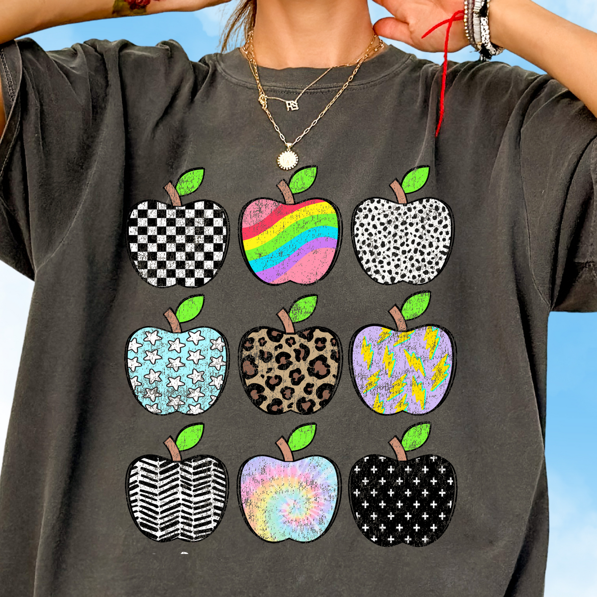 Apple Pattern Tee